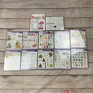 See D’s Set if 12 Stamp Sets New and Used Various Themes
